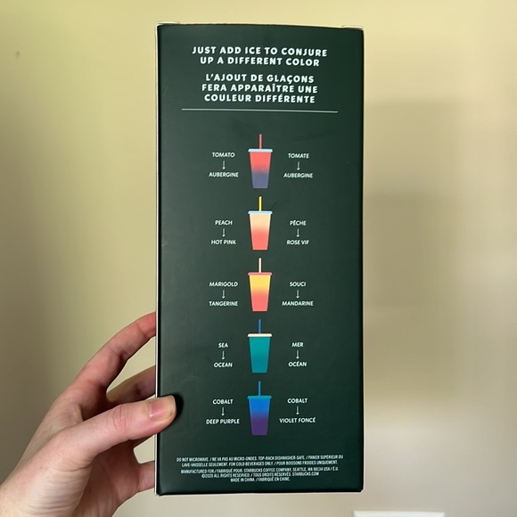 Starbucks 5 pack 24 oz. color changing cold cups - Picture 2 of 3